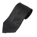 Black Color Tie Formal Stripe for Men Knight
