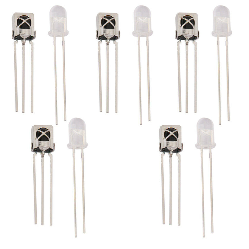 5Pairs Remote Control Module Infrared Receiver Transmitting Tubes