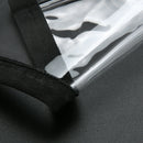 Children Car Seat Back Protector Clear Cover Case for Kick Mat (Black Side)