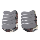 10 Pieces Two-tone Neoprene Golf Club Iron Head Covers Golf Accessories Camo +