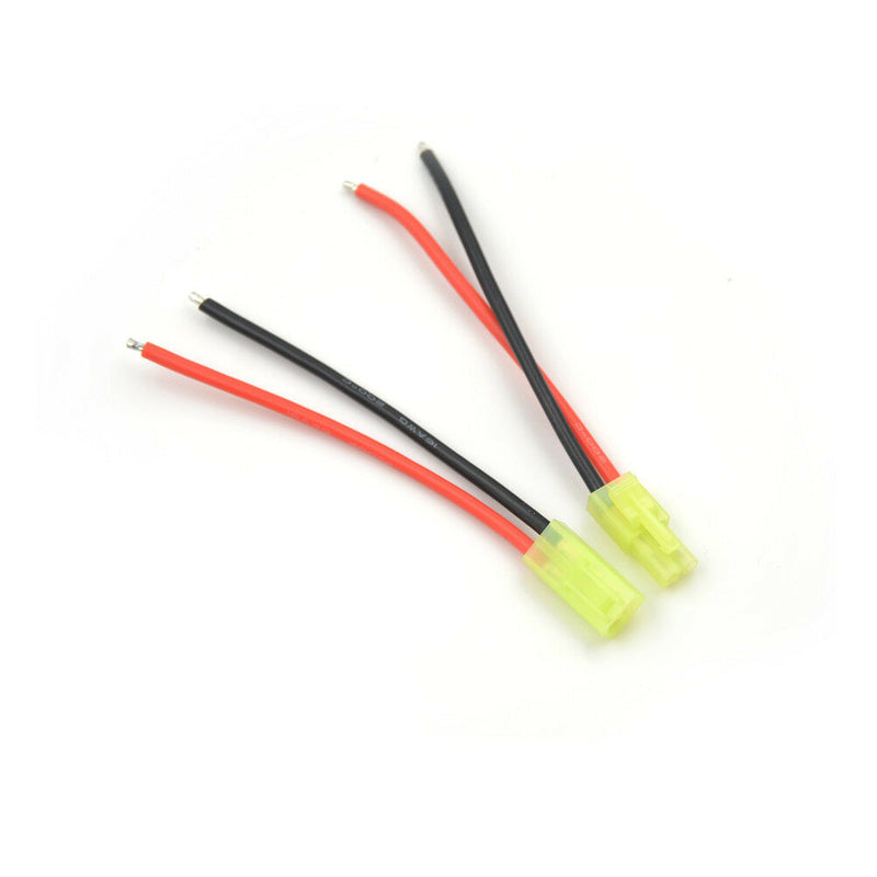 1pair Mini Tamiya Connector Male & Female 2pin Battery wire 16AWG FT
