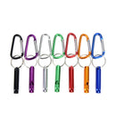 Outdoor Aluminum Alloy Emergency Survival Whistle Keychain Camping Hiking LJJC.