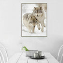 5D round diamond wolf pattern painting DIY cross stitch painting home decor