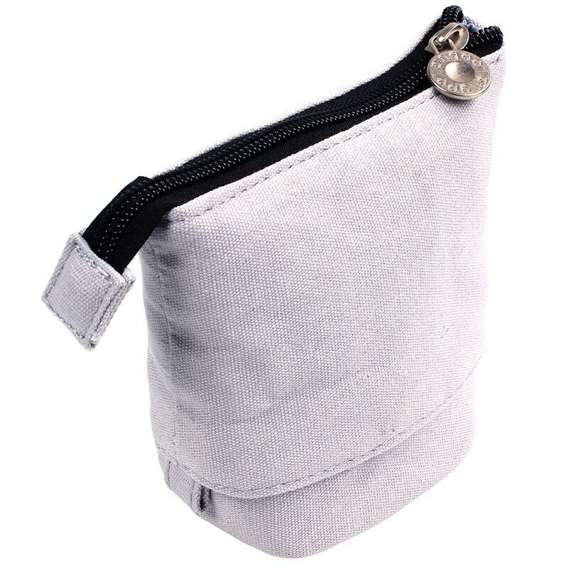 canvas Cartoon Cute Cat Telescopic Pencil Pouch Bag Stationery Pen Case Box A2I9