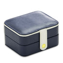 Small Travel Accessories Case Jewelry Storage Casket PU Ring Earring Organi P8P7