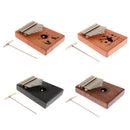 Mahogany African 17 Keys Kalimba Thumb Piano Hammer Cloth Bag for Gift Wood