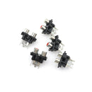 5Pcs 2 RCA Female Outlet AV Concentric Socket Connector  Z