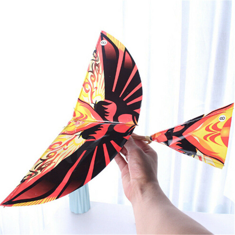 Rubber Band Power Handmade Birds Models Science Kite Toys Kids Assembly Gift  BX