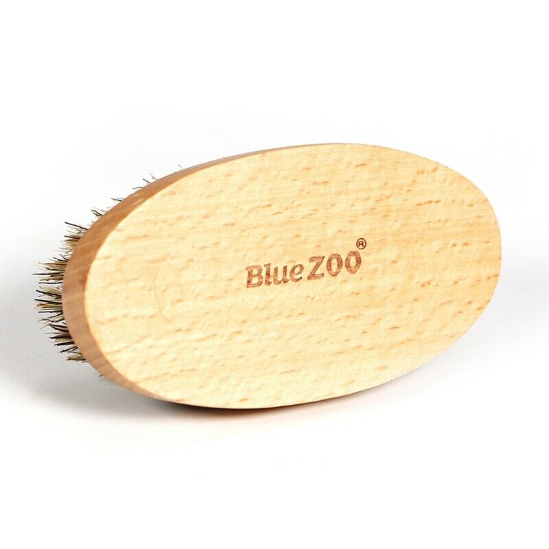 Bluezoo Men'S Beard Brush Boar Bristle Shaving Brush Male Facial Beard Clea L1E1