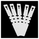 200pcs 2x20cm Plastic Plant Hanging Tags Nursery Gardening Labels(White) X8P9