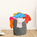 Large Capacity Foldable Laundry Basket Clothes Drawstring Storage Bucket