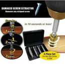4PCS Broken Bolt Damage Screw Remover Extractor Drill Bits Easy Out Reverse Tool
