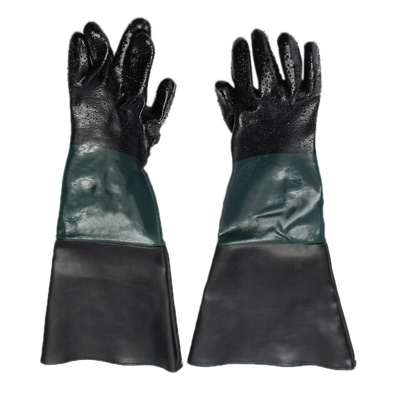 Heavy Duty Sandblasting Gloves 7x24'' Sandblaster Sand Blast Blaster Blasting
