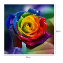 Rainbow Rose Painting 5D DIY Diamond Embroidery Cross Stitch Kit Home Decor