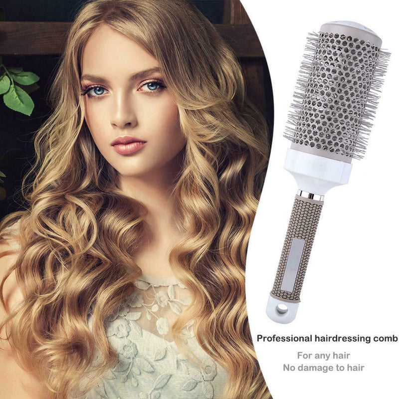 Pro Hair Brush High Temperature Resistant Ceramic Iron Round Comb (53mm) A