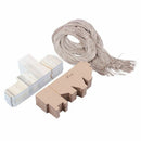 150 pcs Candy Boxes Love Rustic Kraft paper Bonbonniere Jute Shabby Chic Vi