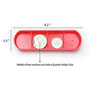1Pc 28 Squares Weekly 7 Days Tablet Pill Box Holder Medicine Storage Organi