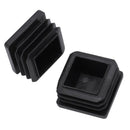 Plastic Square Blanking End Caps Tubing Tube Inserts 30mm x 30mm 4 Pcs Z2Q1