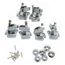 3 Pairs Semiclosed Guitar String Tuning Pegs Tuners Machine Heads 3L + 3R