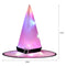 8pcs  LED Luminous Witch Wizard Cap Halloween Glowing Witch Hat Party Decoration