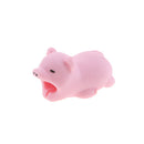 Animal Bite Cute Pig USB Data Charger Cable Headphone Saver Protector Sleeve