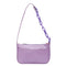 Alligator Pattern Handbag Women Leather Retro Totes Shoulder Bag (Purple)
