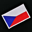 Czech Republic flag embroidered badge military  backpack patches armband  MO