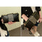 Women PU Leather Fashion Black Rivet Handbag Clutch Bag Zipper Long Wallet