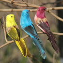 Mini artificial foam feather bird wedding decorative doves bird home decor FU