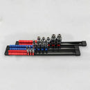 1X(6Pcs Industrial Abs Socket Wrenchs Holder Adjustable Mountable Socket Ra