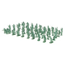 Pack of 100 - 2cm Green Army Men Kit Soldier Action Figures Play set - for Kids