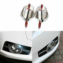1Pair Chrome Front Fog Lamp Light Cover Trim For Chevrolet Chevy Cruze gfd LVT