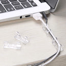 16pcs Cable Clip Wire Organizer Ties Fixer Fastener Holder Work Desktop (L)