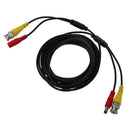Yellow Video BNC Male Red DC Power Jack Male/Female Extension Cable 5 Meter T2V9