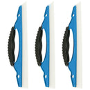 3pcs Silicone home Car Water Wiper Squeegee Blade Wash Window Glass Clean Shower