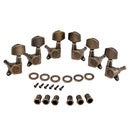 Pack of 6 Alloy Guitars String Tuning Pegs Keys Replacement DIY Red Bronze