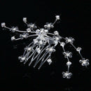 Flower Comb Bridesmaid Crystal Rhinestone Style Wedding Tiara