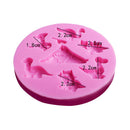 dinosaurs silicone fondant cake decoating mould chocolate bakingsugarcraftmold ï¼