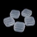 5Pcs Square Jewelry Earrings Rings Storage Case Finishing Container PackageS Hn