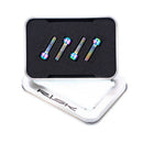 Risk 4Pcs M6X20 Mtb Bike Disc Brake Screws Titanium Alloy Titanium Stem Bol