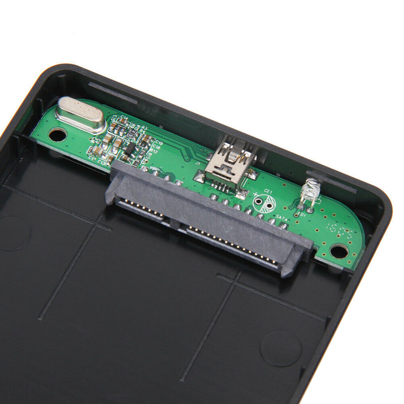 2.5 inch USB2.0 SATA Mobile Hard Disk Case External SSD Box Support 2TB