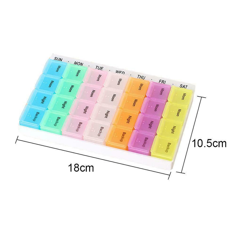 7 Days Pill Box Medicine Tablet Box Case Container Storage Holder Weekly AU!