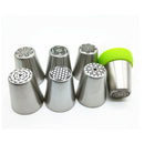 7Pcs Russian Tulip Flower Cake Icing Piping Nozzles Decorating Tips Baking UEX