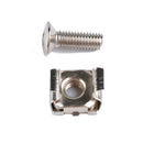 Rack Screws, 10 Pack, Installation Tool, 16 mm M5 Screws, M5 Nuts, Cabinet