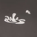 Water dropletMetal Cutting Dies StencilScrapbooking PaperCard Embossing CraftA3C
