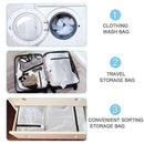 Laundry nets, 8 pcs. Laundry bag Premium laundry bag Set with zipper Cookin Z7U4