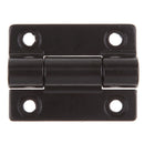 Black Adjustable Torque Position Control Hinges - Zink Alloy - 45x34mm