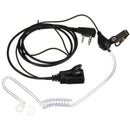 2 Pin Covert Acoustic Air Tube Mic Microphone Earphone Earbud Headset Earpi