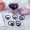 20pcs Cartoon Cute Elastic Hair Bands Kids Girls Rubber Bands (Navy Blue) A