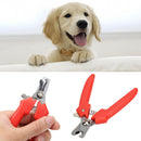 Pet Nail Trimmer Red Pet Dog Toe Care Nail Grooming Trimmer Clipper